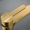IMEX Grifo Monomando Lavabo ROMA Oro Cepillado