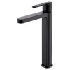 Accesorios y ayudas baño - IMEX Grifo Baño Caño Alto ROMA Negro Mate