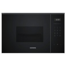 Microondas - SIEMENS Microondas Grill BE525LMB1 Cristal Negro