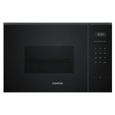 Microondas - SIEMENS Microondas Grill BE555LMB1 Cristal Negro