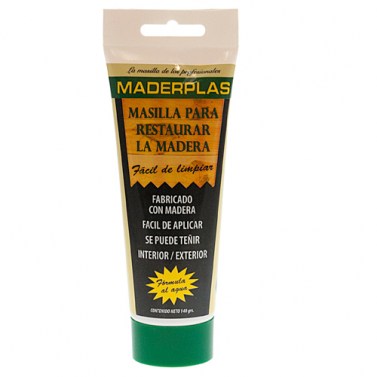 Masilla para Madera Blanco Maderplas Tubo 140 gr