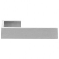 Juego Manivelas con Roseta Cuadrada Ribbon BM101 Inox Mate