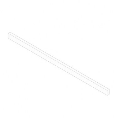 Barra Cuadrada Frontal Cacerolero Interior Antaro 1046 mm Blanco