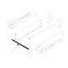 Barra Cuadrada Frontal Cacerolero Interior Antaro 1046 mm Blanco