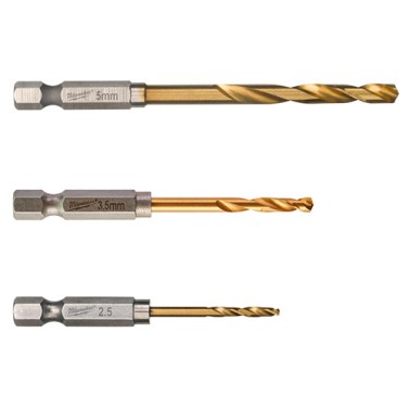 Consumibles para herramientas - Broca para Metal MILWAUKEE Shockwave HSS-G HEX Titanio