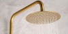 IMEX Conjunto Ducha Monomando LINE Oro Cepillado