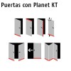 Burletes y cubrecerámicas - Burlete de Embutir Planet KT-RD Labio de Silicona