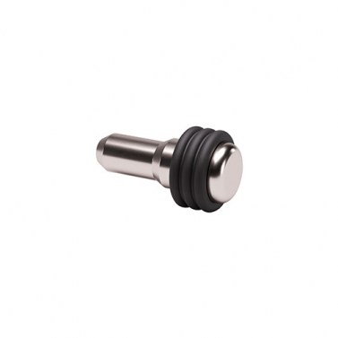 Soportes para baldas - Soporte Baldas Cristal 3 Gomas 10mm Ø5mm Níquel