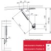 Pistones y elevadores puerta - Pistón Compact Fricción 164mm N60 Níquel