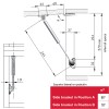 Pistones y elevadores puerta - Pistón Compact Fricción 244mm N90 Níquel
