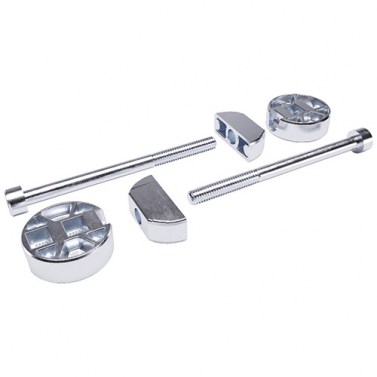 Herraje para mueble - Conjunto Unión K Top Zincado