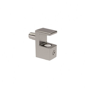 Soportes para baldas - Soporte Baldas Cristal Grace hasta 6 mm Níquel