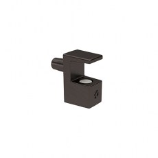 Soportes para baldas - Soporte Baldas Cristal Grace hasta 6 mm Antracita
