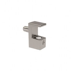 Soportes para baldas - Soporte Baldas Cristal Grace hasta 8 mm Níquel