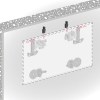 Colgador Paneles Symetra One Kit 2 colgadores y 2 niveladores