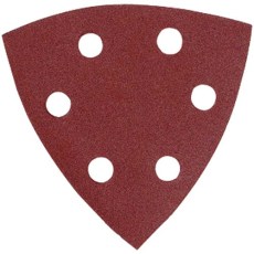Consumibles para herramientas - Lija de Velcro Triangular 93x93 mm Caja 10 unidades