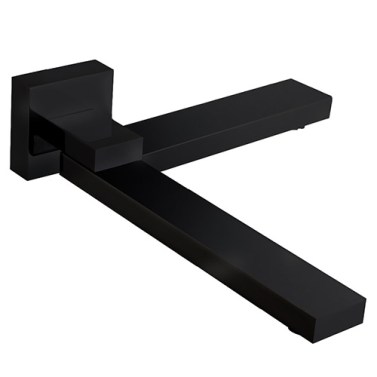 IMEX Grifo Bañera Plegable CBP001NG Negro Mate
