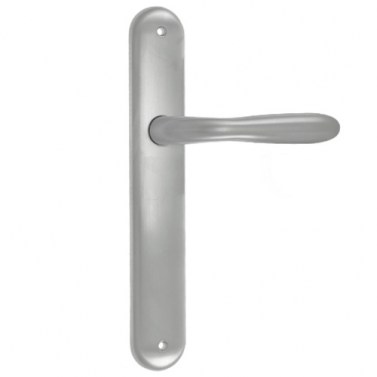 Manivelas con placa - Juego Manivelas con Placa Robot CD41 Cromo Mate