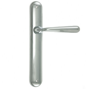 Manivelas con placa - Juego Manivelas con Placa Robodue CD51 Cromo Brillo
