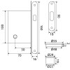 Kit P35 Corredera Condena y Descondena Redonda Cuero