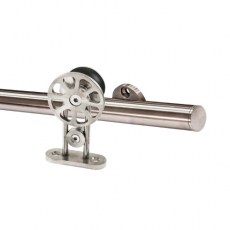 Corredera puerta interior - Juego Puerta Corredera Granero para Madera con Barra 2M Inox