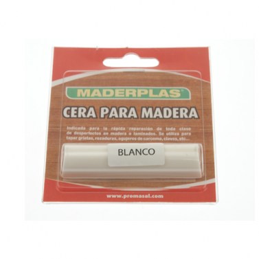 Tubo Cera Madera Blanco Maderplas
