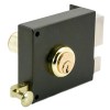 Cerrojos y Cerraduras de sobreponer - Cerradura Sobreponer 125A Cilindro Redondo