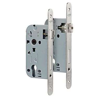 Cerraduras puerta madera - Cerradura 349 Ejes 72 mm Inox