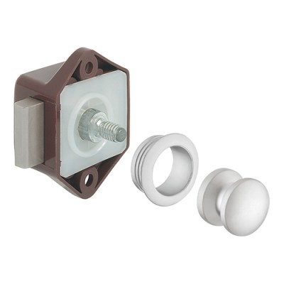 Cerraduras y cierres armario - Cerradura Sobreponer Push Lock Mini para Cajón Camper