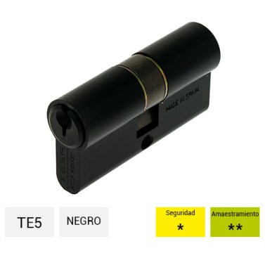 Cilindros - Cilindro Estándar TE5 5030 Negro TESA