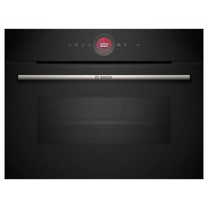 Hornos - BOSCH Horno Multifunción con Microondas CMG7241B1 Cristal Negro