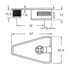 Herraje para mueble - Conjunto Unión Doble con Excéntrica Encapsulada CU1455 Níquel
