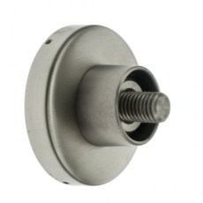Herraje para cabinas sanitarias - Soporte Tubo Pared Cabina Inox
