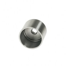 Herraje para cabinas sanitarias - Soporte Rosca Tubo 25mm Cabina Inox