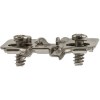 Base Bisagra BYP Regulable Níquel H=0 con Tornillo Euro