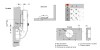 Bisagra BYP Falso Rincón Ø35 mm Ejes 52 mm Tacos Ø10 mm