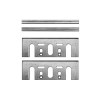 Consumibles para herramientas - Conjunto Mini Cuchillas con Placa para Cepilladora 82 mm