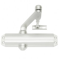 Cierrapuerta DC120 Fuerza 2-3-4 Brazo Articulado con Retenedor Blanco