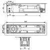 Cierrapuertas - Cierrapuertas Suelo TESA DC475 Fuerza 3-6 90º sin Chapa Inox