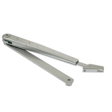 Cierrapuertas - Brazo Articulado Retenedor L192 Cierrapuerta DC200 y DC340 Plata