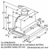 Campanas extractoras - BOSCH Campana Telescópica DFS067A51 60CM Gris Metalizado