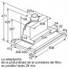 Campanas extractoras - BOSCH Campana Telescópica DFS097K51 90cm Inox Negro