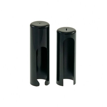 Juego Fundas Pernio 16 mm Negro Brillo