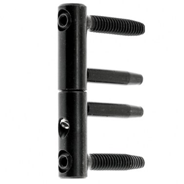Pernios Anuba - Pernio Regulable 3D Ø14 mm Negro