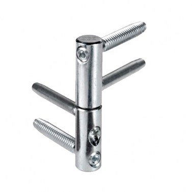 Pernios Anuba - Pernio Regulable 3D Ø14 mm Plata