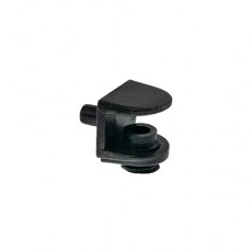 Soportes para baldas - Soporte Baldas Cristal E03237 Negro