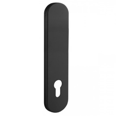 Placa Ciega Sena Antipánico de Sobreponer con Bocallave 72 mm Negro