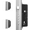 Cerradura Seguridad E2000B-Z 3 Puntos E50 Cerradero 45 mm Cromo Mate Izquierda