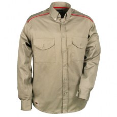 Camisa Manga Larga Easy Beige Talla S