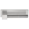 Manivelas con roseta - Juego Manivelas con Roseta Cuadrada Bobby EK100-G Inox Mate
